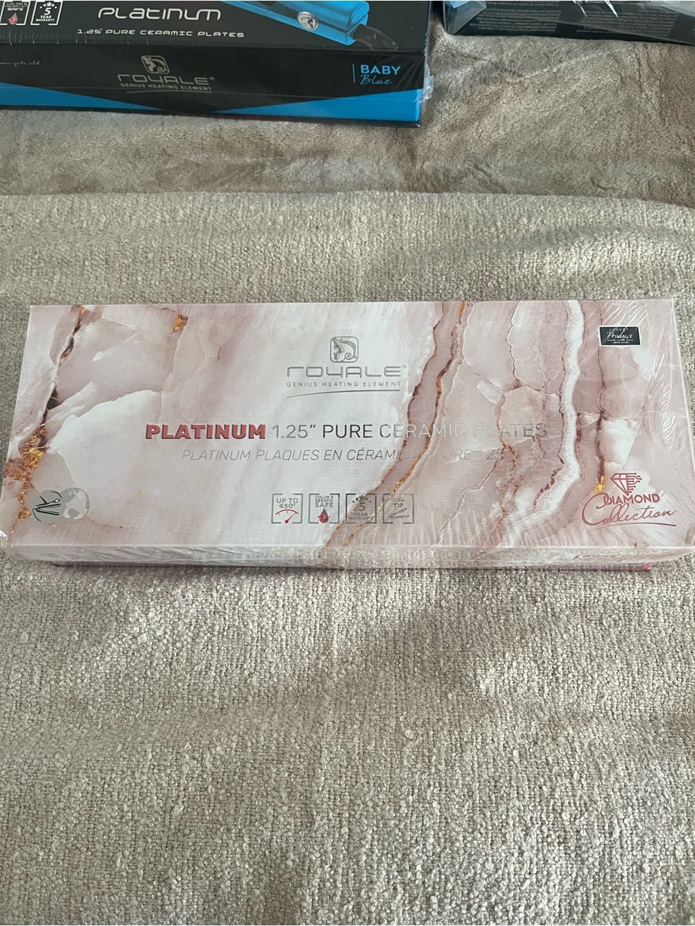 Platinum 1.25" Pure Ceramic Hair Plates - Pink